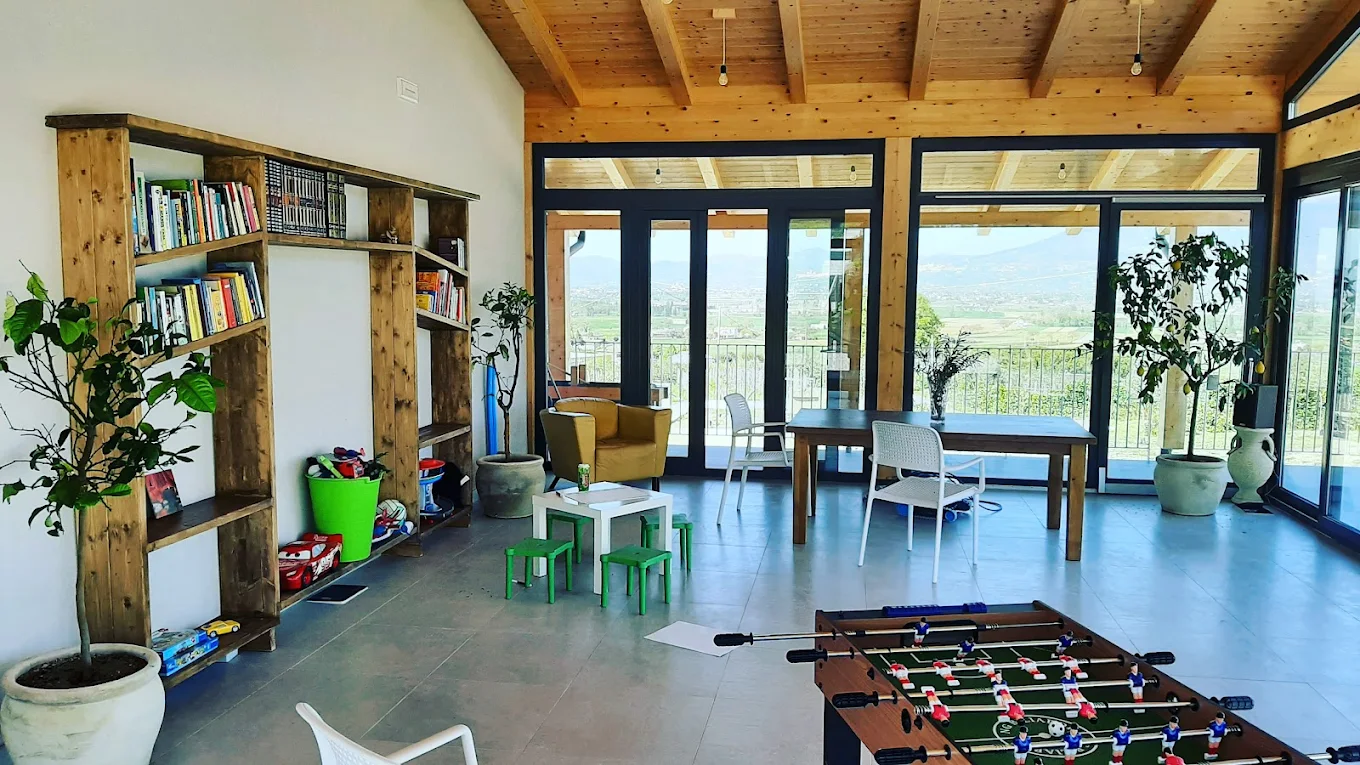 Sala comune con vista